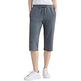 Weintee Women's Petite Cotton Capris with Pockets