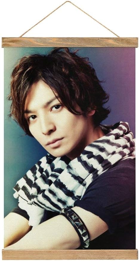 Amazon 現代絵画キャンバス絵画 生田斗真 ポスター壁アート画像リビングルームベッドルーム現代家の装飾木製フレーム34 52cm ウォールステッカー オンライン通販