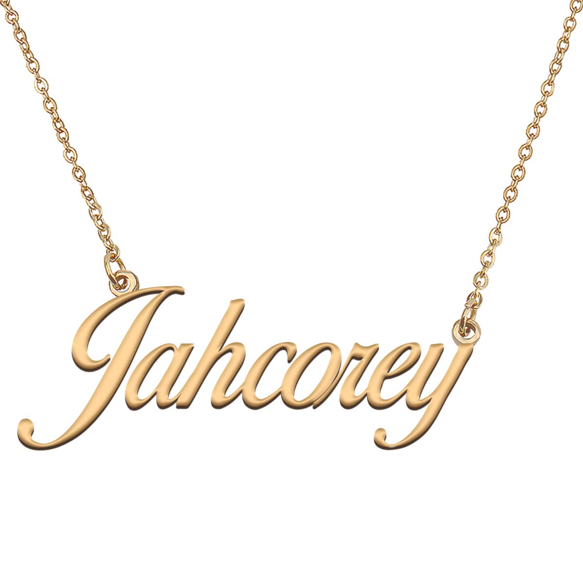 HUAN XUN Customized Custom Simple Any Name Necklace