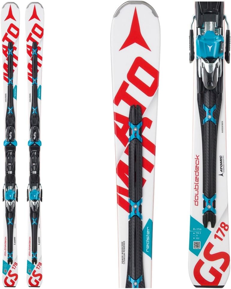 Atomic Redster Doubledeck 3.0 GS Race Skis with X 12 TL Bindings