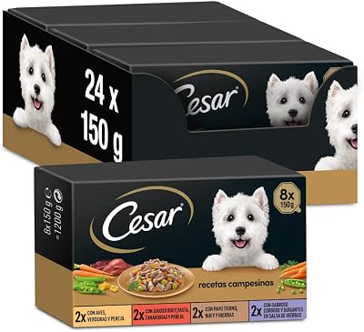 Multipack von feuchten Lebensmittelwannen in Salsa, Auswahl von Bauernrezepten (Pack 3 x 8 Tarrin x 150g)