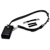 Revolution Fire Leather Radio Holster Set &ndash; Heavy Duty Strap, Anti-Sway, Fits Motorola APX Series &ndash; for Firefighters, EMT, Police