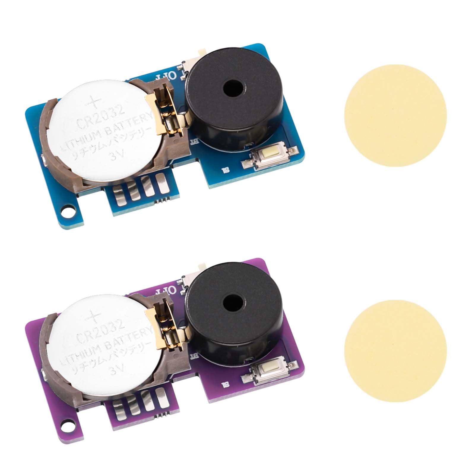 2pcs Cricket Noise Maker Prank, Prank Stuff for Adults with 16 Sounds Beeping Small Size Hidden Prank Gadgets Funny Annoying Noise Machine Device for Home Party School (Purple & Blue)