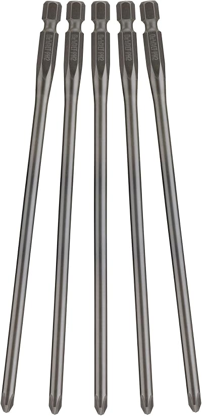 DEWALT DT20425-QZ 5 Pack 156mm Drywall Bits PH2 for DCF6202 Screwdriver