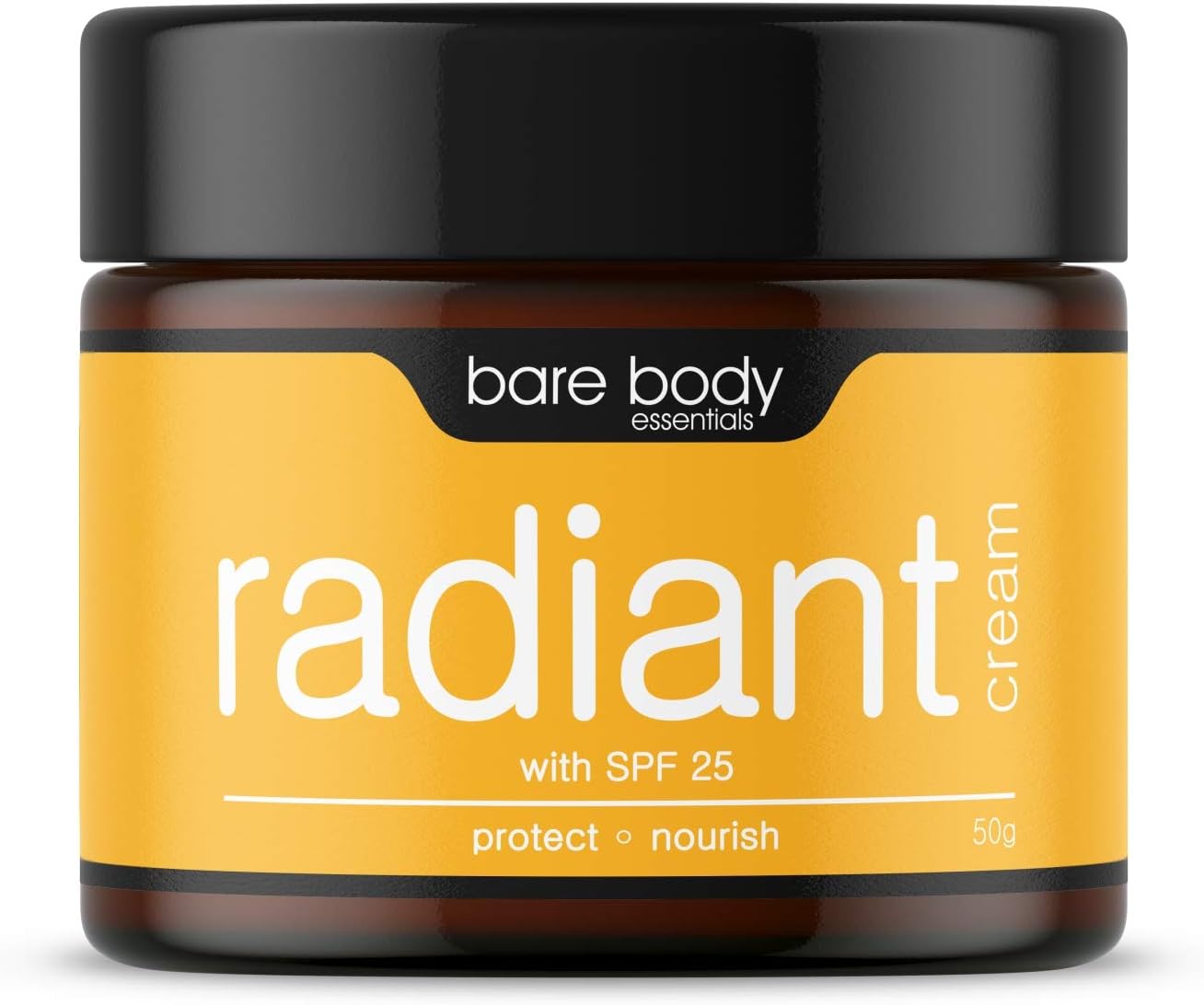 Bare Body Essentials Radiant Cream with SPF 25 50g | Moisturizes & Protects