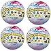Surprizamals Series 6 - Pack of 4 Mystery Balls with Collectible Plush Toy ( Styles Will Vary)