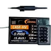 Corona C4SF 2.4G Receiver 4CH Plashproof S-FHSS HV Receiver Compatible with Futaba SBUS 3PV 4PLS 4PV 4PX 7PX