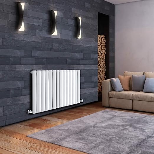 title=Hudson Reed Revive Termosifone Radiatore Termoarredo Design Orizzontale in