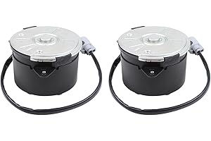 Roneeson 2Pcs Radiator Cooling Fan Motor for Lexus RX400h 2006-2008 3.3L, Toyota Highlander 2006-2007 3.3L