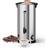 Garvee 110 Cups Commercial Coffee Urn, 16 L/4.2 gal Large Capacity Stainless Steel Hot Coffee Maker, Double Wall Heat Retention Thermal Carafe for Wedding, Buffet, Catering, Events, Party Gather