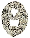 Peach Couture Women's Henna Tribal Floral Paisley Print Boho Infinity Scarf Loop