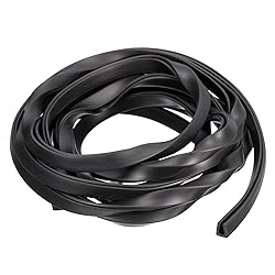 uxcell U Channel Edge Trim, 11.5ft Length Rubber