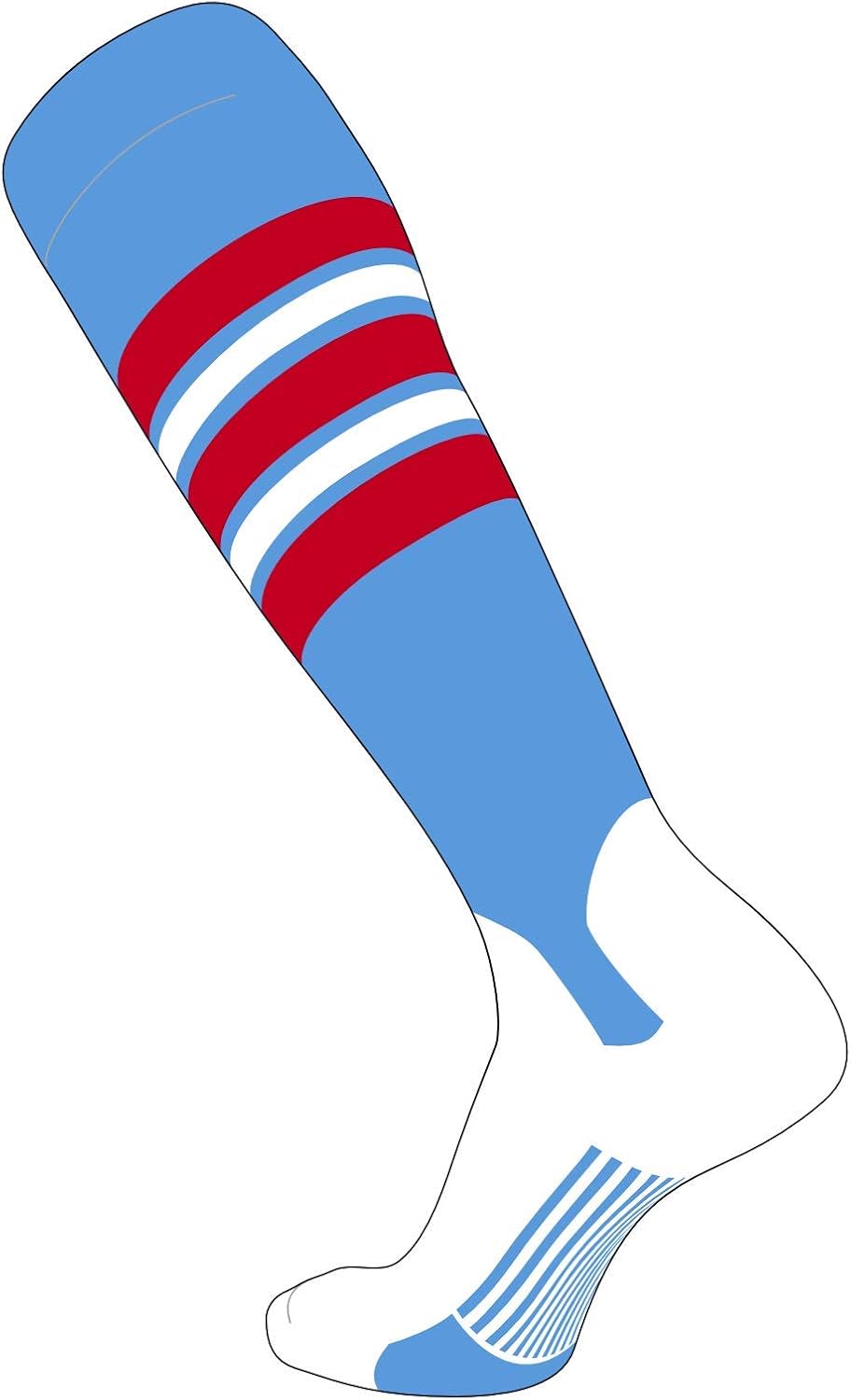 TCK Elite Baseball Knee High Stirrup Socks (F, 5in) Baby
