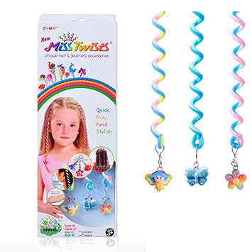 Amazon Com Newest Design Girls Hair Accessory Miss Twists Spiral