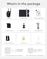 COOAU 4G LTE Solar Security Camera Outdoor 2K 360° PTZ No WiFi 64GB view 8