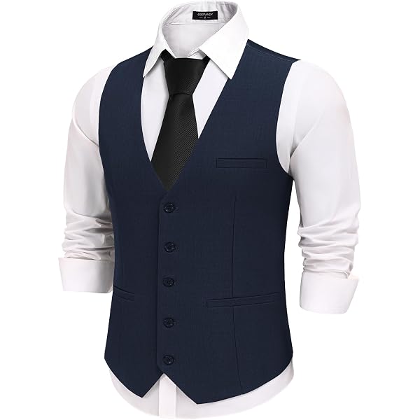Iiniim Men's 3D Print T-Shirt – Short Sleeve, Fake Two-Piece Suit Vest & Tie Design – Polyester/Spandex