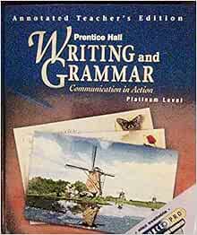 Prentice Hall Prentice Hall Writing Grammer 10Th Grade Platinum Teacher