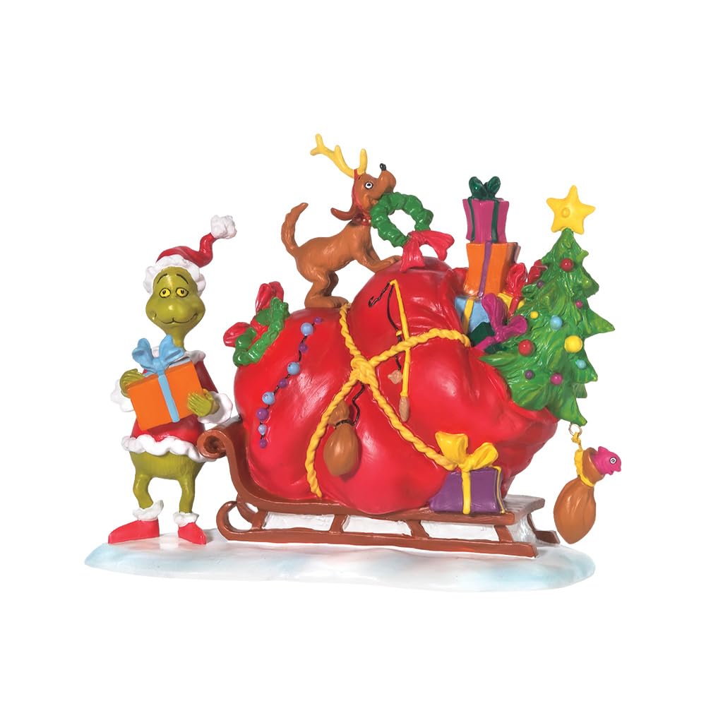 Grinch Village by D56 The Grinch's Small Heart Grew Figurine