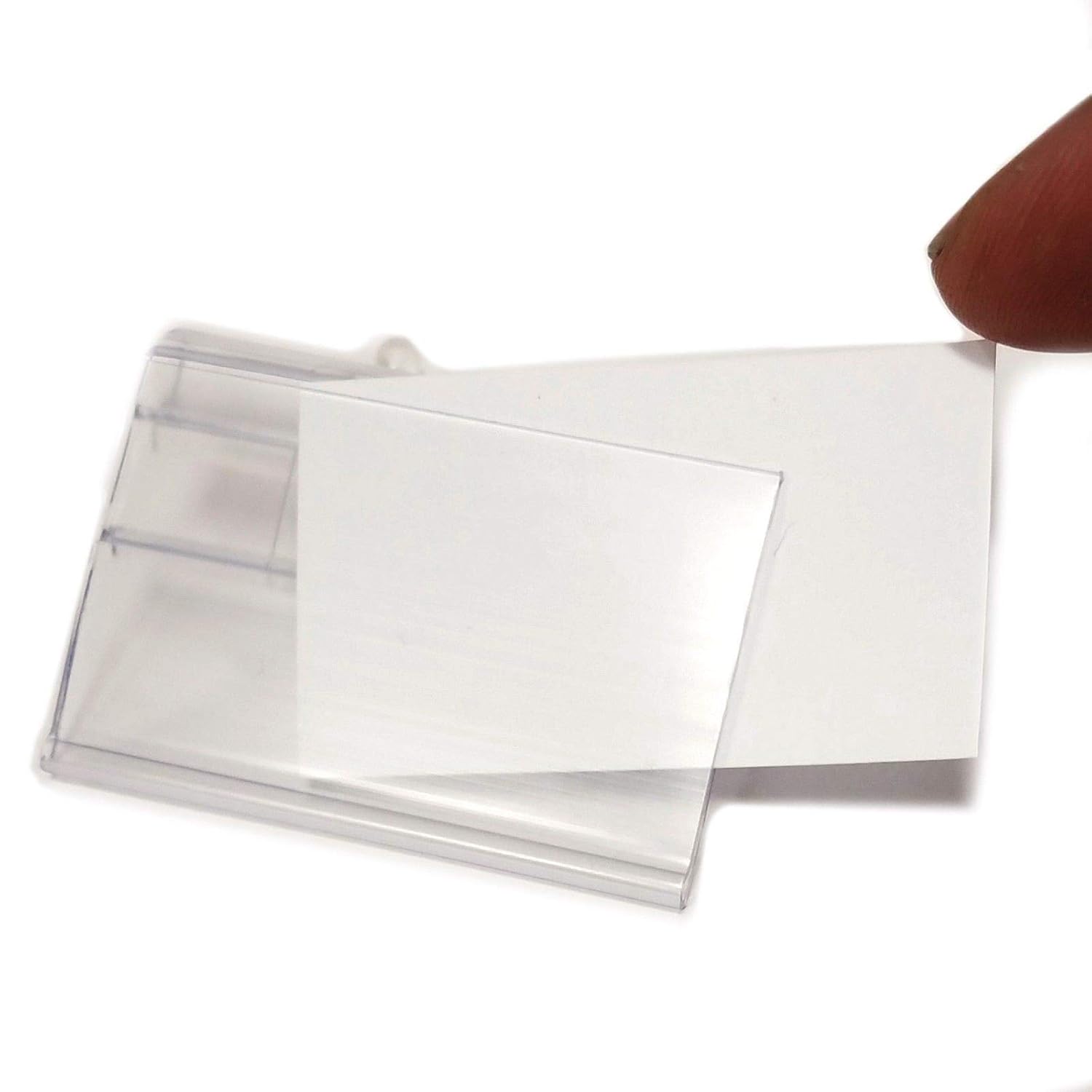 Scannable UPC Ticket Display with Slot for Peg Wall 2 L x 1.25 H