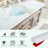 Zayejod 1M Silicone Shower Seal Strip White 20x12mm Bath Edging Beading view 7