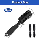Xumann 3PC Black Fade Brush Barber Styling Tool for Men Women Hair Beard view 2