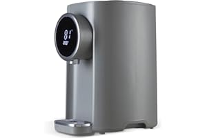 O C T A V O OCTAVO Water Boiler & Warmer 5 Liter, 304 Stainless Steel Water Tank, 700 Watt 6 Adjustable Water Temperature, LCD Touch Control Screen, Child Lock with Water Shortage Indicator
