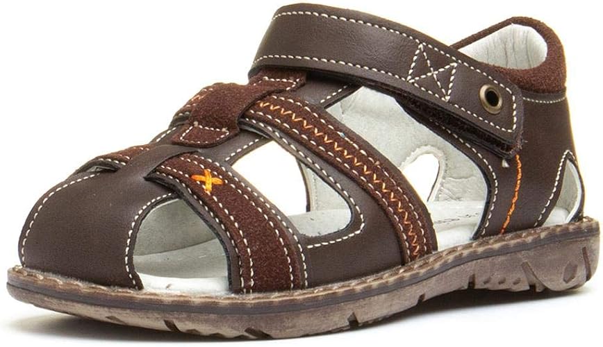 Chatterbox Elliot Boys Brown Closed Toe Sandal Size 11 Child Uk Brown Amazon Co Uk Shoes Bags