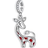 JERWLI Bakers/Possum/Bear/Giraffe/Turtle/Octopus Gifts Sterling Silver Bakers/Possum/Bear/Giraffe/Turtle/Octopus Beads Charm Jewelry for Women