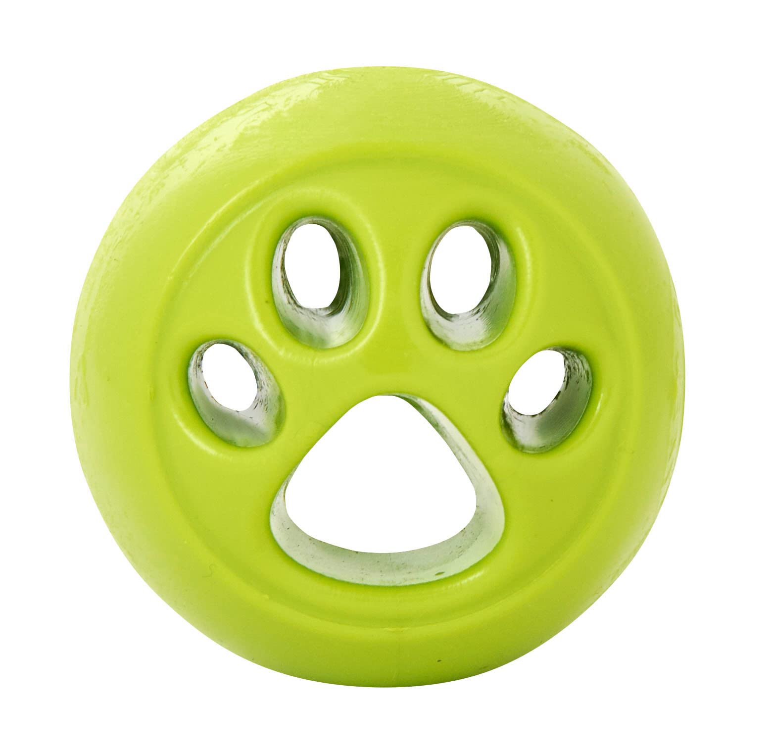Planet Dog Orbee-Tuff Nooks Green Paw Print Treat-Dispensing Dog Toy
