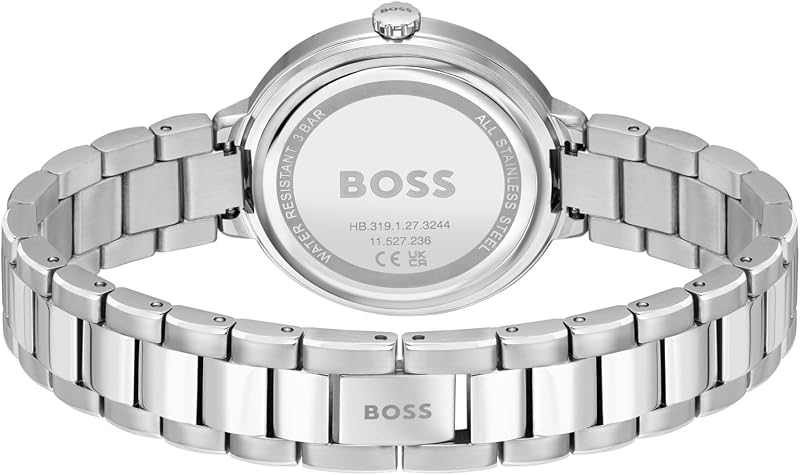 Reloj con Movimiento de Cuarzo de Tres Manecillas para Mujer Colección Sena con Correa de Acero Inoxidable Plateada - 1502757