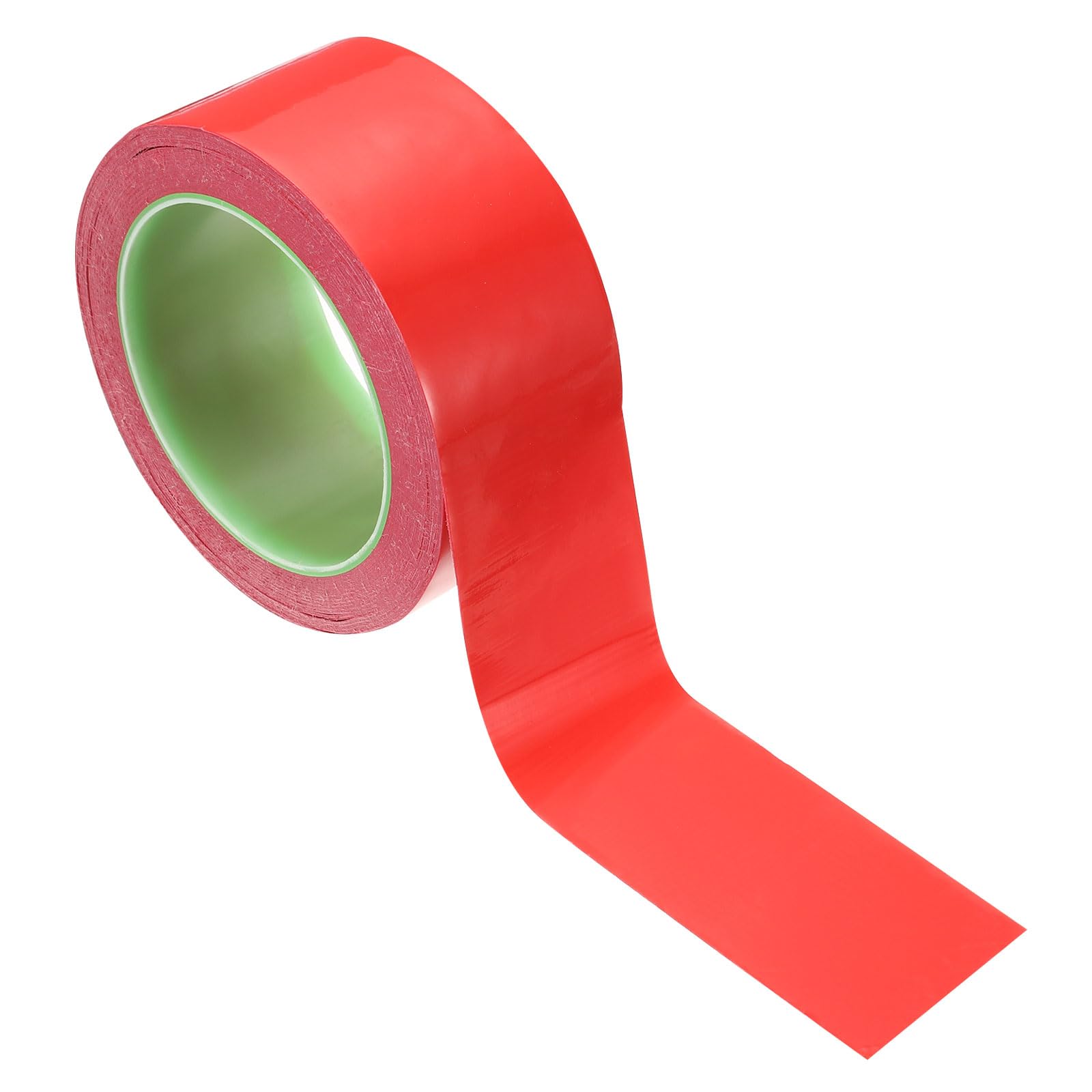 PATIKIL Safety Caution Tape 33m x 48mm, Safety Warning Stripe Tape Floor Tape for Marking Floor Walls Stair, Red
