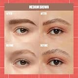 Maybelline Build-A-Brow 2-in-1 Eyebrow Pencil Gel Medium Brown 257 view 2