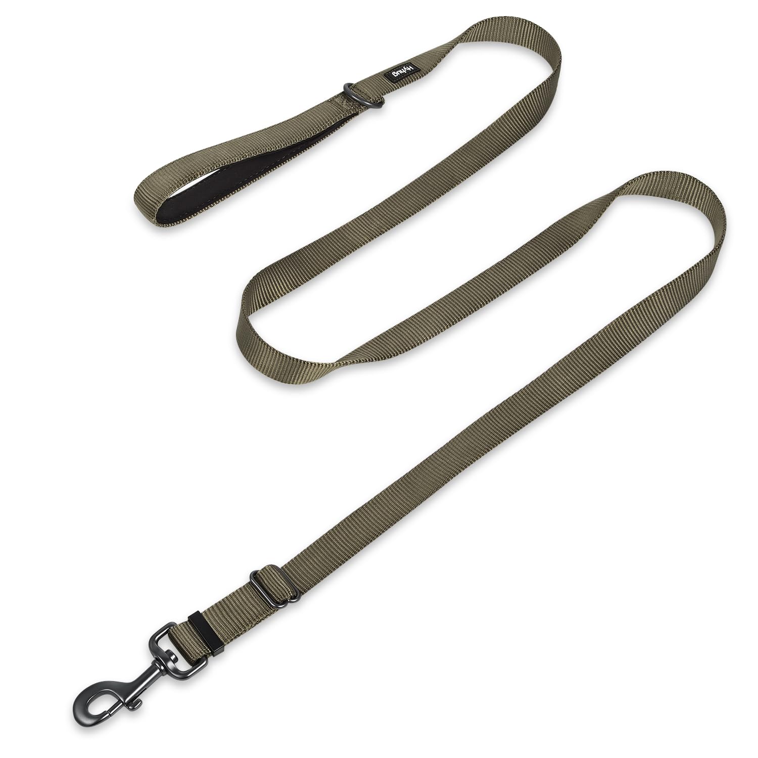 Photo 1 of Hyhug Pets Premium Upgraded Adjustable Between 4 Feet and 6 Feet Leash with Sturdy Nylon and Super Soft Neoprene Lined Handle for Small Medium Large Dogs Lead