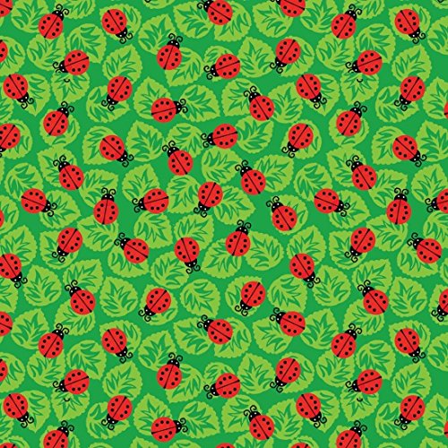 Ladybug Fabric by the Yard Kritters in the Mailbox Ladybug Fabrics