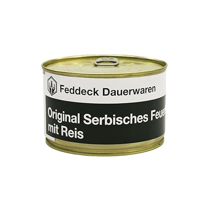 Fertiggericht Dose Original Serbisches Feuerfleisch Mit Reis 400 G Amazon De Lebensmittel Getranke