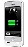 uNu Power DX External Protective Battery Case for iPhone 5s / iPhone 5 - MFI Apple Certified (Glossy White, Fits All Models iPhone 5S & iPhone 5)