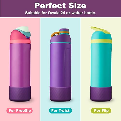 Yoelike Silicone Boot For Owala 24 Oz Bottle – Anti-Slip Protective Sleeve For FreeSip/Twist/Flip - View #8