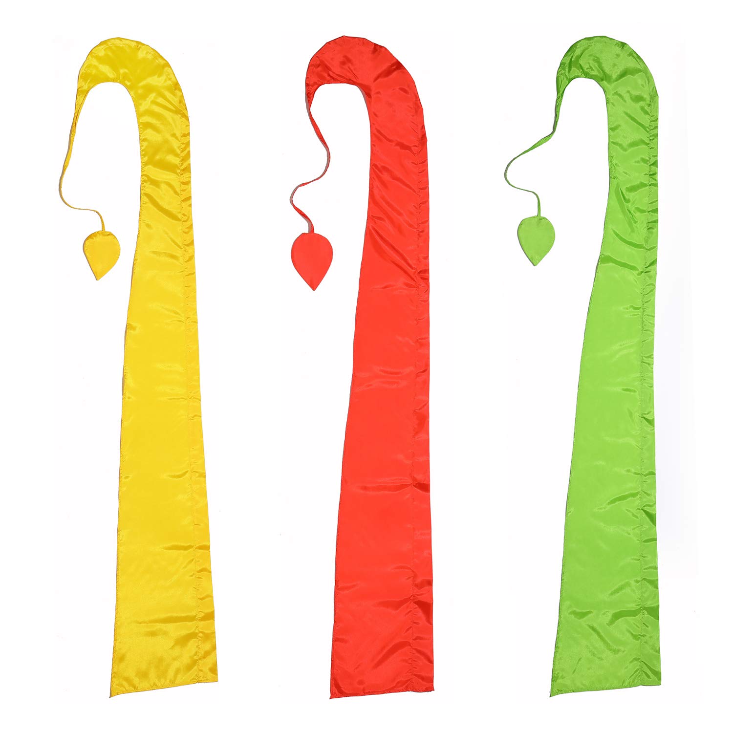 Pink Pineapple Parachute Silk Coloured Festival Flag Party Beach Sign with 2 Metres of Printable Fabric - No Pole Included - Set of Three (Yellow, Orange, Lime Green)