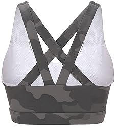 RUNNING GIRL Sports Bra for Women, Criss-Cross Back