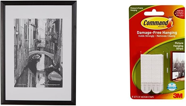 Photo Album Company Picture or Certificate Frame Portrait or Landscape A3 420x297mm Ref 35734025 with Command hanging strips