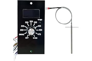 MARS CAMP Thermostat Kit Digital Replacement Parts Control Board Compatible with Pit Boss Wood Pellet Smoker Grill
