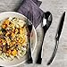 Apriling 4-Piece Stainless Steel Flatware Set Including Steak Fork Spoons Knife Tableware