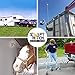 Swift Hitch SH04 Wireless Battery Backup Camera System for Trailer Hitch Up, RV Rear View via WiFi Link and Monitoring on iPhone/iPad or Android Devices
