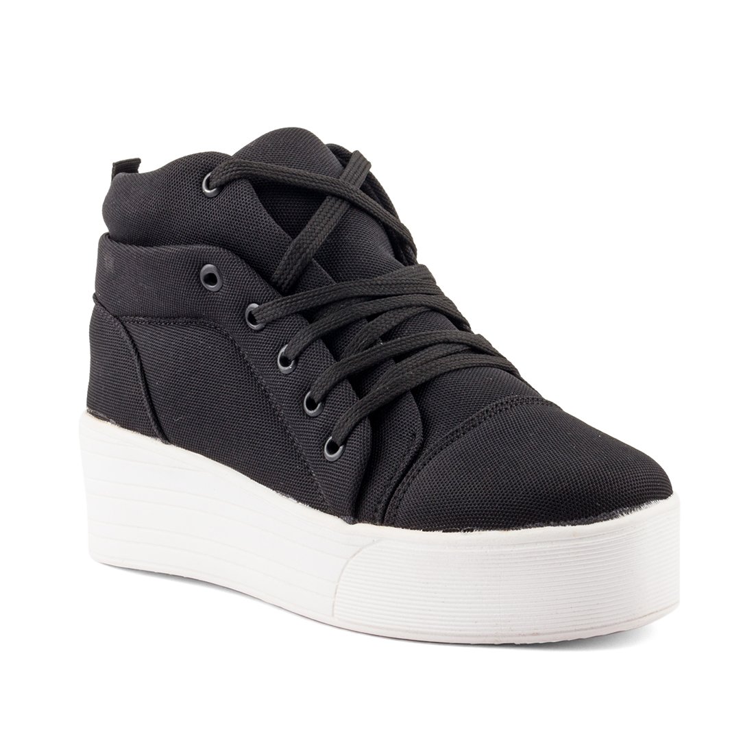 tashi women's canvas heel sneakers