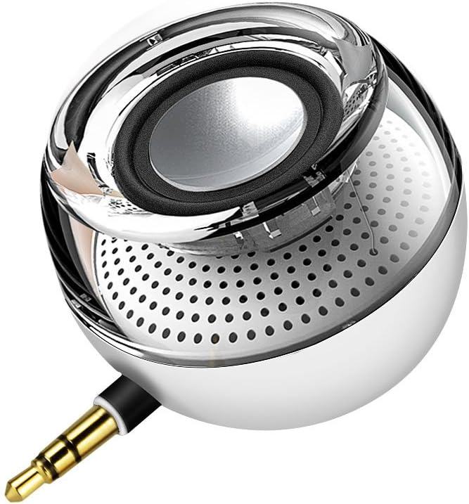 Amazon E More ミニポータブルスピーカー Pcスピーカー Usb充電 スピーカー サブウーファー デスクトップ ラップトップ タブレットpc スマートフォン White E More ポータブルスピーカー