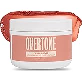 Overtone Semi Permanent Hair Color Conditioner, Desert Rose, 8 oz, Nourishing, Damage-Free, Color Depositing Mask for All Hair Types with Shea Butter & Coconut Oil, Vegan & Cruelty-Free