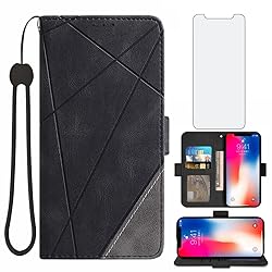 Compatible with iPhone Xs X 10 10s Wallet Case and