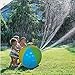 Lucky Shop1234 Beach Ball Sprinkler Inflatable Water Sprinkler for Kids Slip and Slide