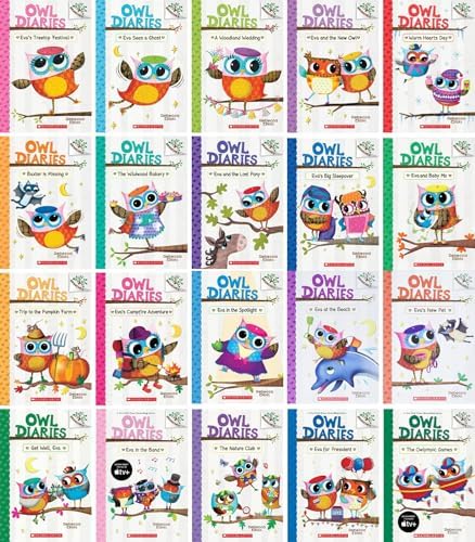 OWL Diaries 絵本15冊　全冊音源付　マイヤペン対応　新品 Owl Diaries 15 Books Series Set: Rebecca Elliott, Rebecca Elliott