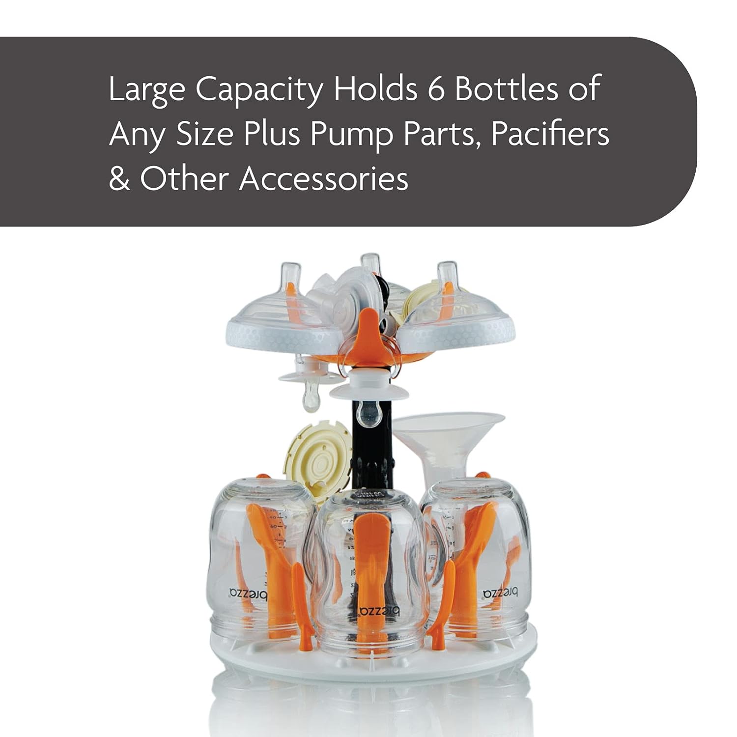 Baby Brezza Baby Bottle Sterilizer and Dryer Machine – Electric Steam Sterilization - Universal Fit - Pacifiers, Glass, Plastic, and Newborn Feeding Bottles : Baby